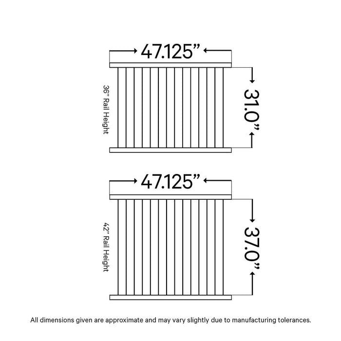 Summit Series Vertical Cable Railing Level Panel Panels Cable Bullet 